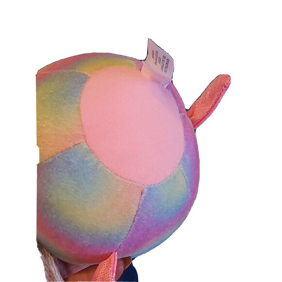 Ty 2014 Beanie Ballz Rainbow Pastel Tie Dye  Fish Retired Approx 5" - Picture 10 of 14